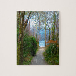 Meren van Killarney. Nationaal park. Kerry. Legpuzzel