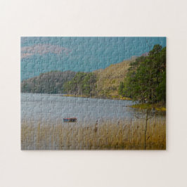Meren van Killarney. Nationaal park. Legpuzzel