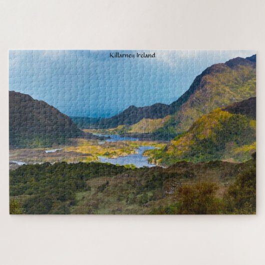 Meren van Killarney. Nationale Park Legpuzzel (Horizontaal)