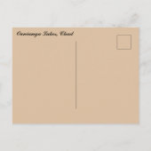 Meren van Ounianga in Tsjaad Briefkaart (Achterkant)