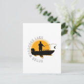 Meren Vissen Michigan Briefkaart (Staand voorkant)