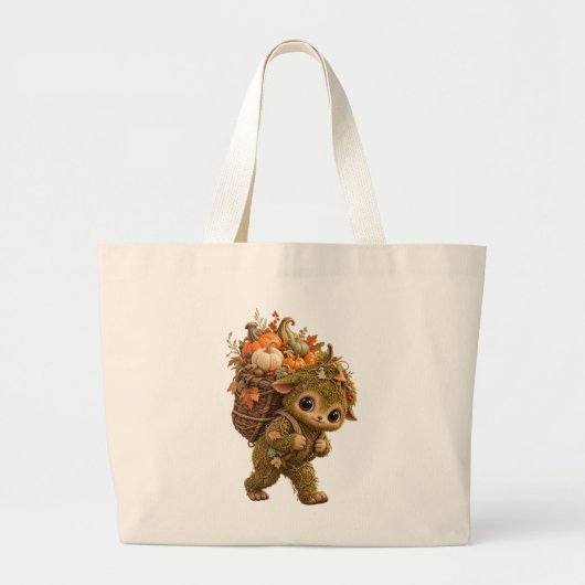 Merenbos Dwerg Totetas Grote Tote Bag (Voorkant)