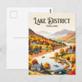 Merengebied in Engeland Briefkaart (Voorkant / Achterkant)