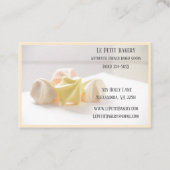 Merengue Bakery Baker Pastry Bake Shop Chef Visitekaartje (Voorkant)