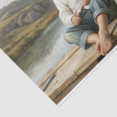 Merenoever Droombeeld Jong Vertelsel Van De Hengel Tissuepapier (Detail)