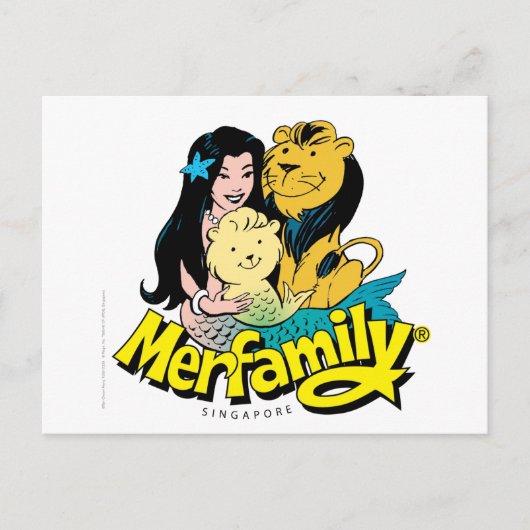 Merfamily® Basic Briefkaart (Voorkant)