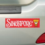 Merfamily® SINGAPORE Bumpersticker II (Op auto)