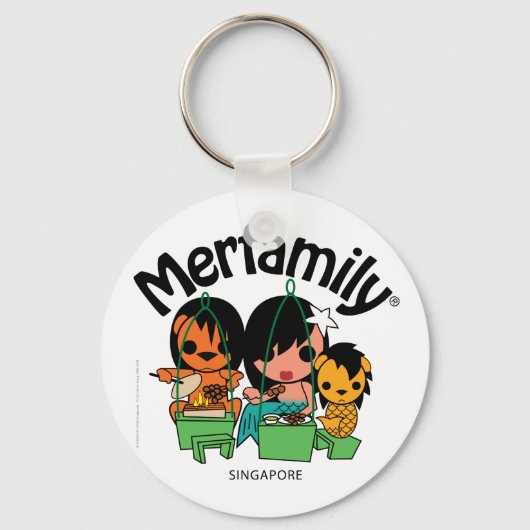 Merfamily® Singapore Satay Sleutelhanger (Voorkant)