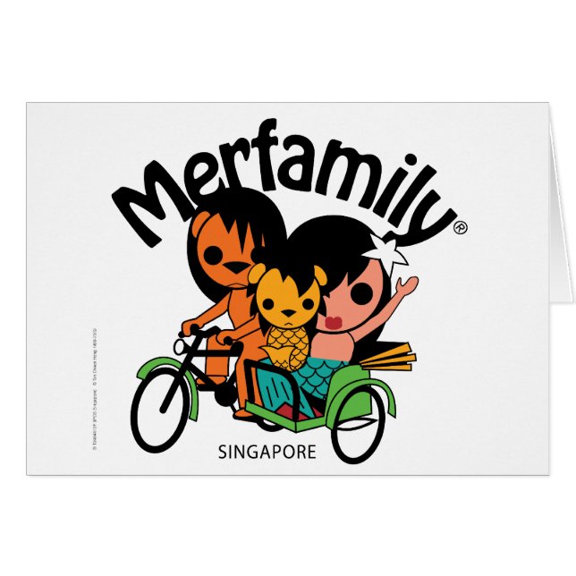 MERFAMILY® Singapore Trishaw (Voorkant Horizontaal)