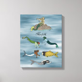 Merfolk Canvas Afdruk (Voorkant)