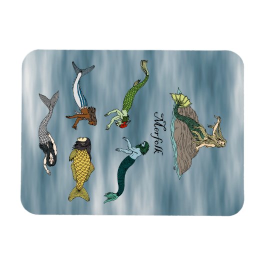 Merfolk Magneet (Horizontaal)
