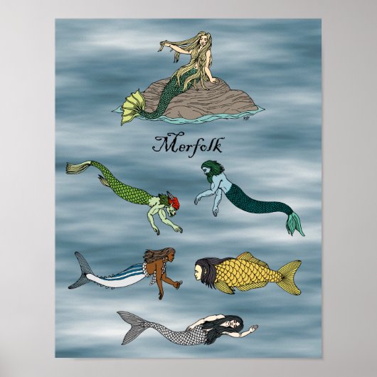 Merfolk Poster (Voorkant)
