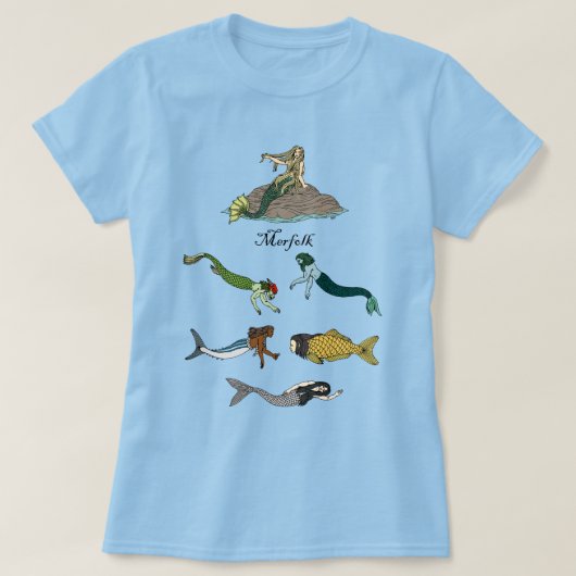 Merfolk T-shirt (Design voorkant)