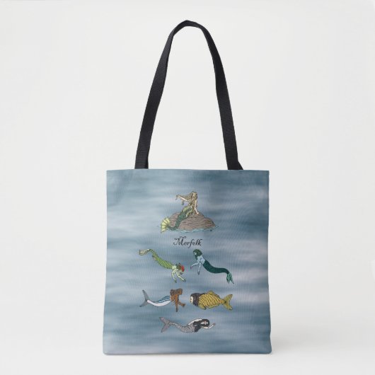 Merfolk Tote Bag (Voorkant)