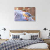 Merganser Canvas Afdruk (Insitu (Slaapkamer))