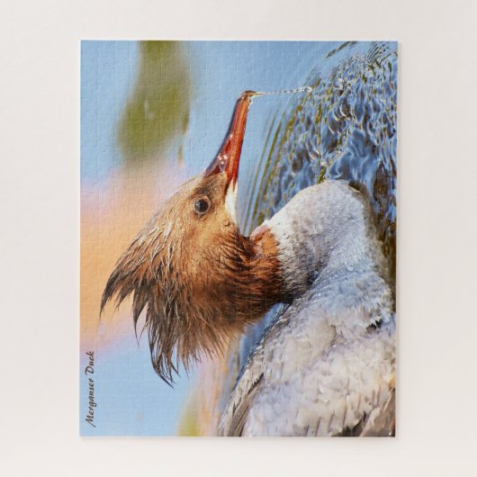 Merganser Duck Legpuzzel (Verticaal)