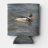 Merganser koelbox met rode borst blikjeskoeler (Voorkant)