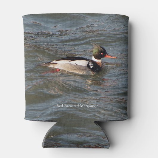 Merganser koelbox met rode borst blikjeskoeler (Achterkant)