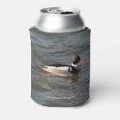 Merganser koelbox met rode borst blikjeskoeler (Blikje Achterkant)