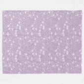 Mergelijk Lavendel Nep Glitter Glans Fleece Deken (Voorkant (Horizontaal))