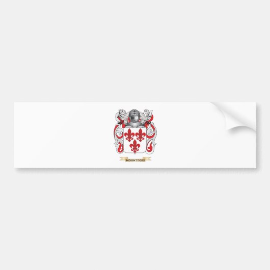 Merglakken van wapens (gezinscrest) bumpersticker (Voorkant)