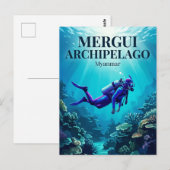 Mergui-archipel Myanmar Briefkaart (Voorkant / Achterkant)