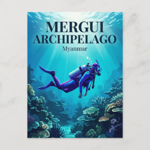 Mergui-archipel Myanmar Briefkaart