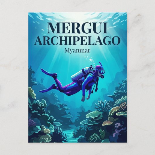 Mergui-archipel Myanmar Briefkaart (Voorkant)