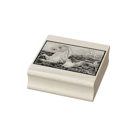 MERHORSE & BABY FANTASY RUBBER STEMPEL (Stempel)