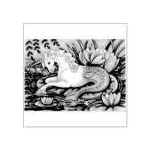 MERHORSE EN LILY PADS FANTASY RUBBER STAMP RUBBERSTEMPEL (Afrduk)