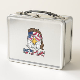Meri-Caw Patriottische Adelaar Vintage Gravure Shi
