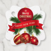 Meri Christmas Bedankjes Labels (Voorkant)