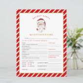 MERI Christmas Secret Santa Questionnaire Kaart (Staand voorkant)