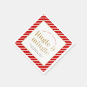 MERI Festive Holiday Jingle Mingle Kerstparty Servet (Hoek)
