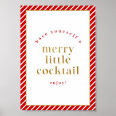 MERI heeft jezelf een prettige kleine cocktail Poster (Voorkant)