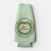 Meri Kirihimete Maori Merry kerst Flesjeskoeler (Voorkant)