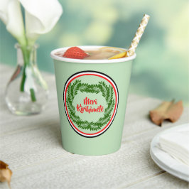 Meri Kirihimete Maori Merry kerst Papieren Bekers