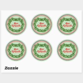Meri Kirihimete Maori Merry kerst Ronde Sticker