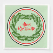 Meri Kirihimete Maori Merry kerst Servet (Voorkant)