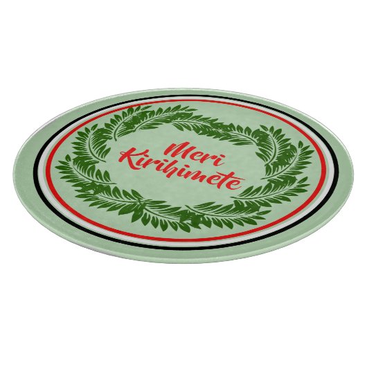 Meri Kirihimete Maori Merry kerst Snijplank (Hoek)