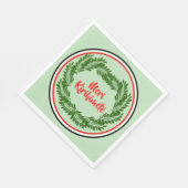 Meri Kirihimete Maori Merry Kerstluncheon Servet (Hoek)