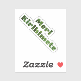 Meri Kirihimete Māori Merry Xmas Nieuw-Zeeland Sticker