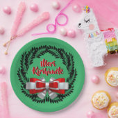 Meri Kirihimete Maori voor kerst 9" Papieren Bordje (Feest)