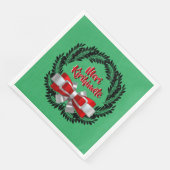 Meri Kirihimete Maori voor kerst van de kerst Servet (Hoek)