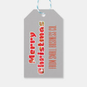 Meri Kirihimete Merry Kerstmis Aotearoa NZ Kiwi Cadeaulabel (Achterkant)