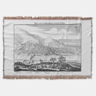 MERIAN: Heidelberg Castle and Old City (1620) Deken