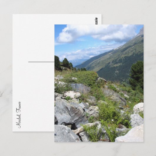 Meribel Briefkaart (Voorkant / Achterkant)