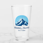 Méribel France skigebied souvenir Glas (Voorkant)