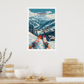 Meribel Ski Poster - Frankrijk 1 (Keuken)