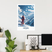 Meribel Ski Print - Frankrijk 1 (Thuiskantoor)